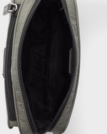 Sac banane en Re-Nylon et cuir Saffiano