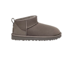 UGG Femme Botte Classic Ultra Mini Gris