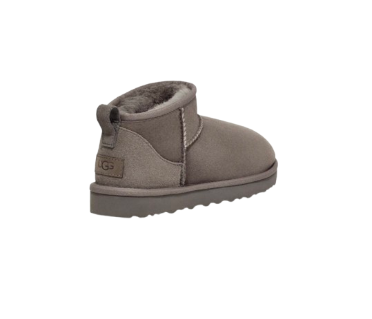 UGG Femme Botte Classic Ultra Mini Gris