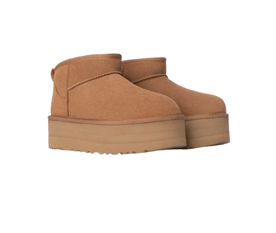 UGG Botte Classic Ultra Mini à plateforme  Marron
