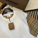 T shirt Brb white brown