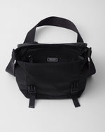 Sac porté épaule en Re-Nylon et cuir Saffiano