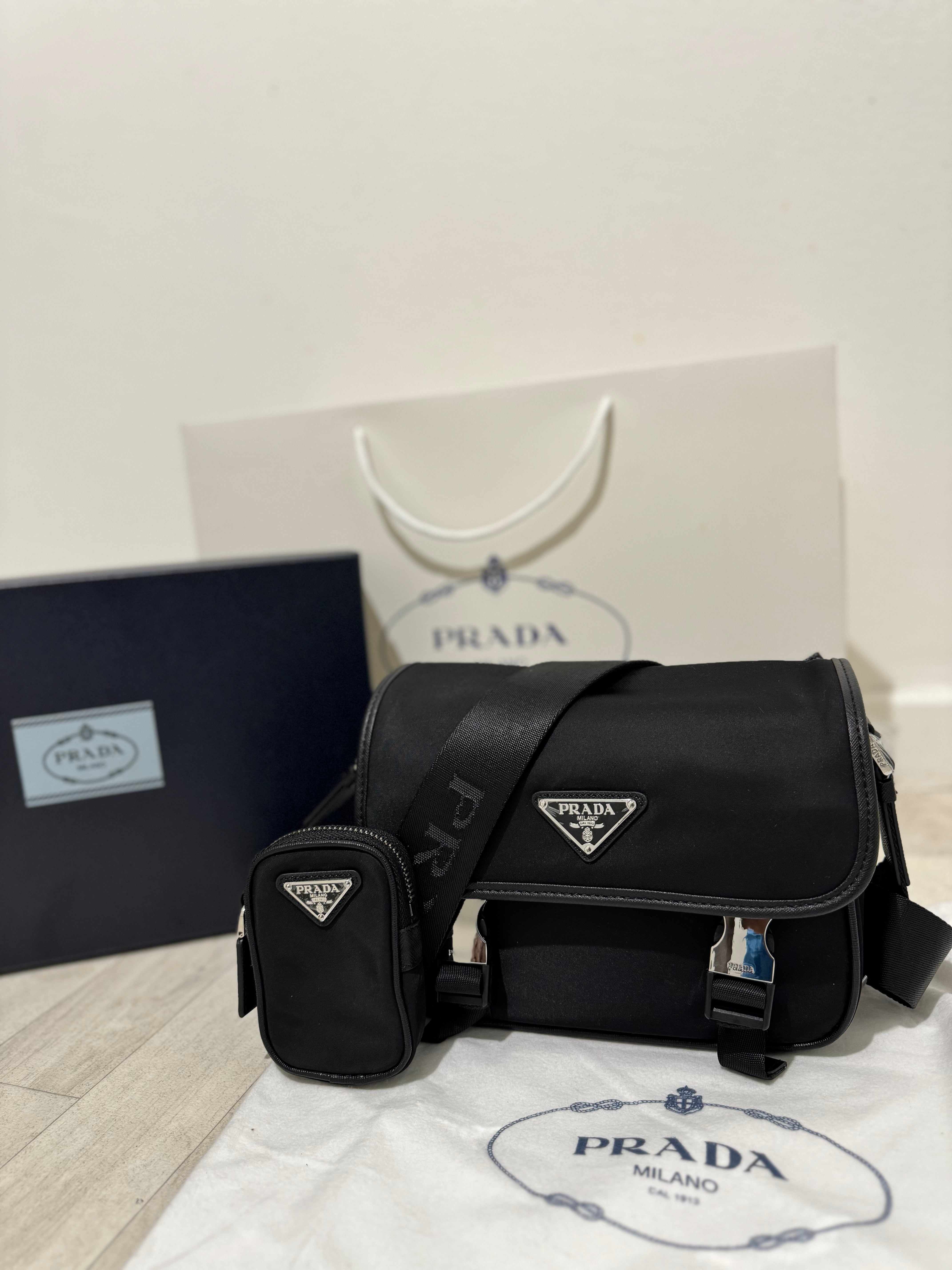 Sacoche prd Noir nylon  facture