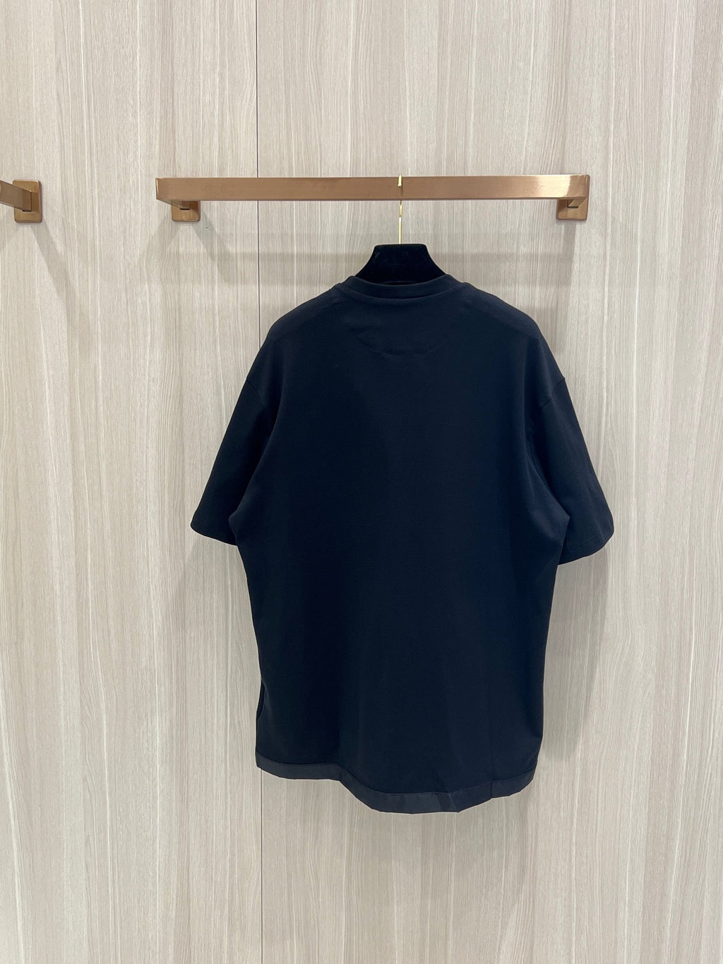 T shirt Prd Black Cotton  and re nylon