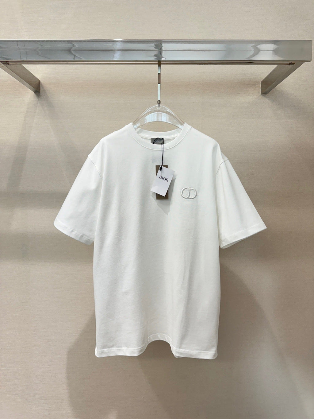 T-shirt CD Icon, coupe relax blanc