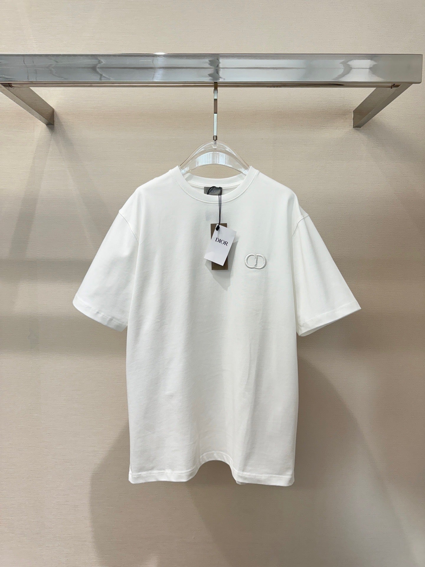 T-shirt CD Icon, coupe relax blanc