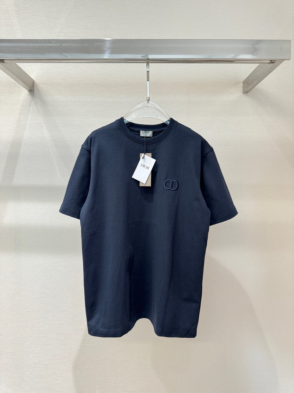 T-shirt CD Icon, coupe relax Jersey de coton noir