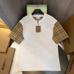 T shirt Brb white brown