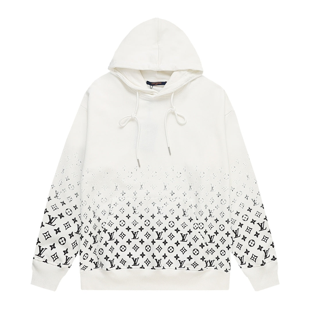 Sweat LV blanc monogramme