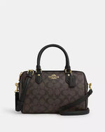 Sac Satchel Rowan en toile signature