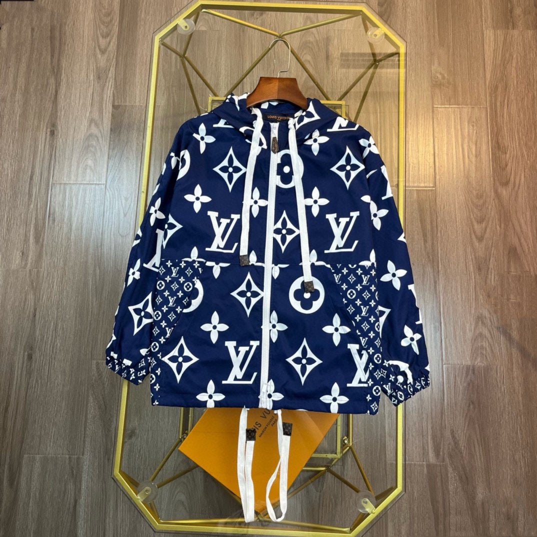 Veste LV bleu monogramme