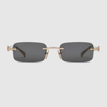 Lunettes de soleil rectangulaires