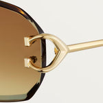 Lunettes solaires décor classique de cartier