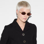 Lunettes de soleil ovales