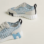 Sneakers Hermès bleu clair / blanc