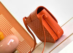 Sac Belvédère  orange  leather