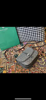 Sac Belvédère  vintage leather grey