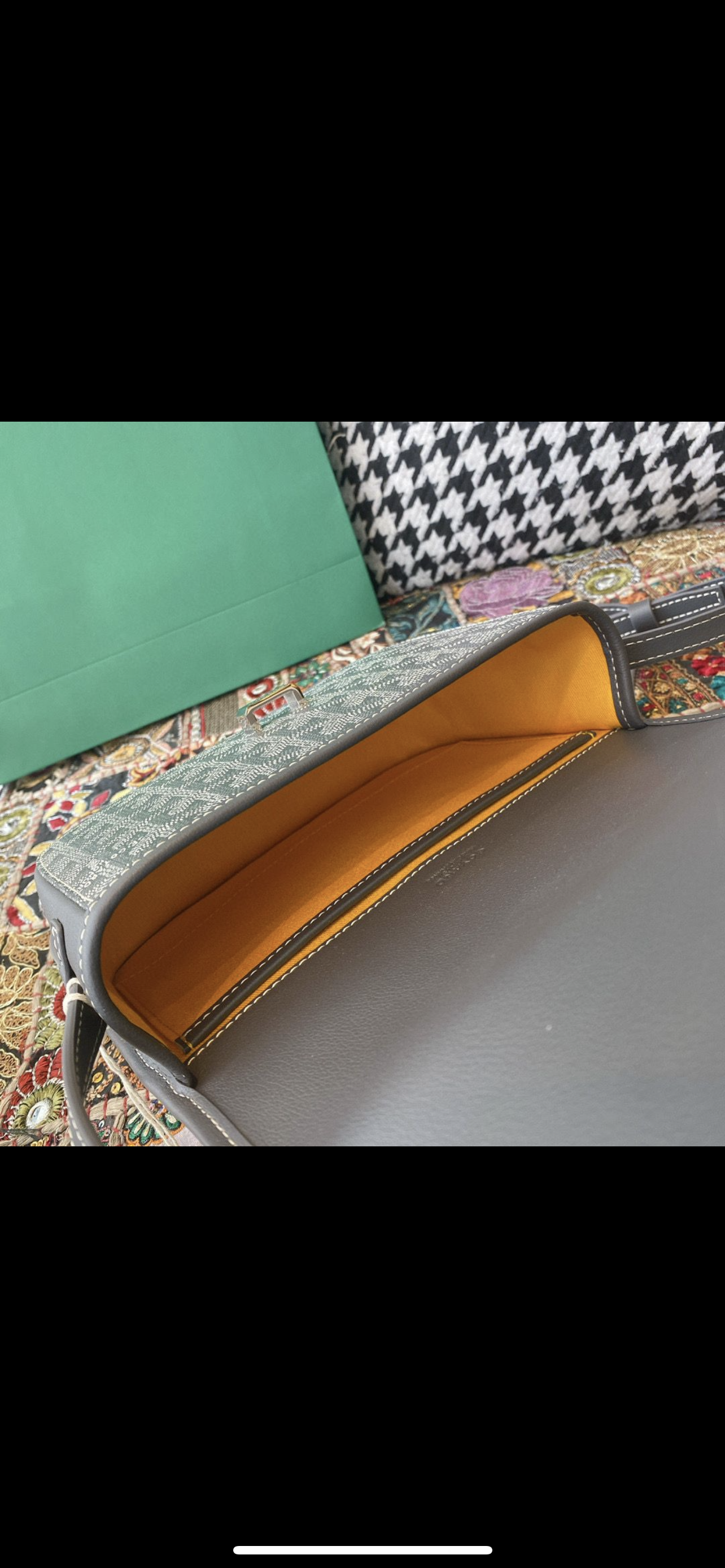 Sac Belvédère  vintage leather grey