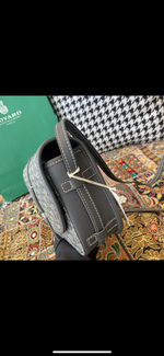 Sac Belvédère  vintage leather grey