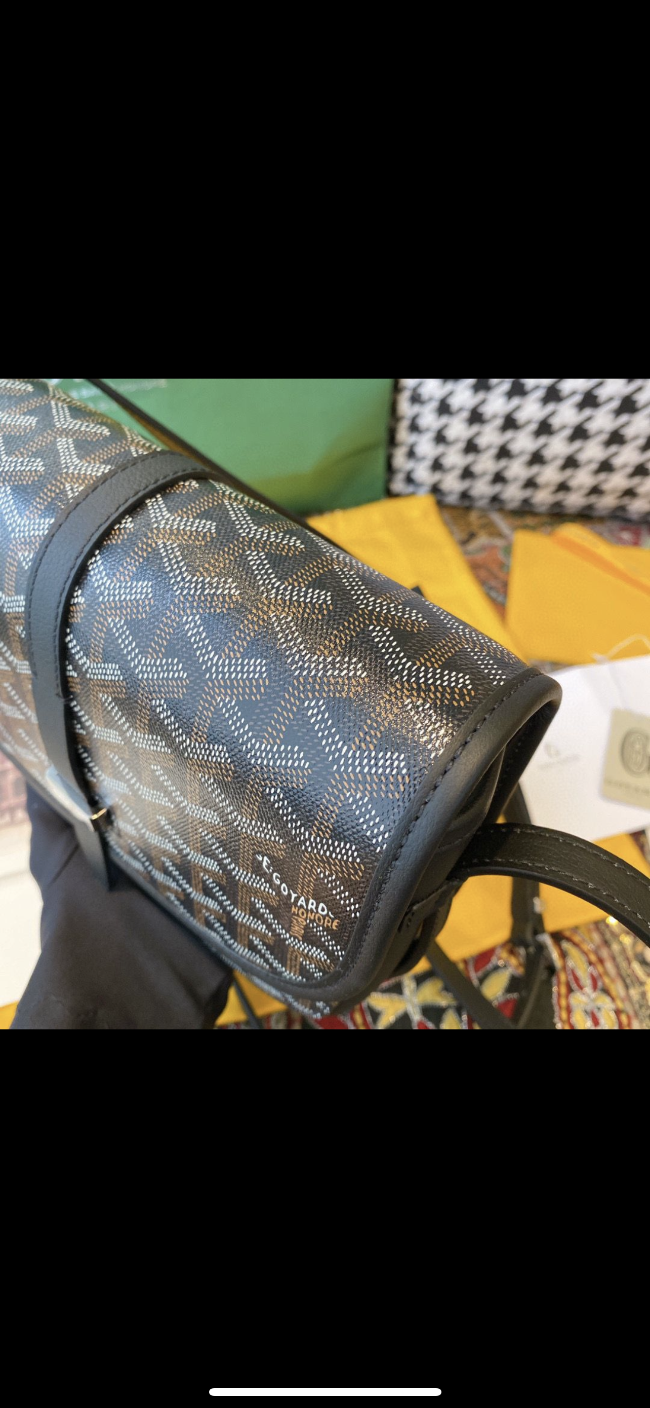 Sac Belvédère  édition black leather cuir