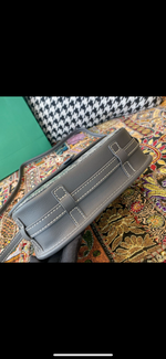 Sac Belvédère  vintage leather grey