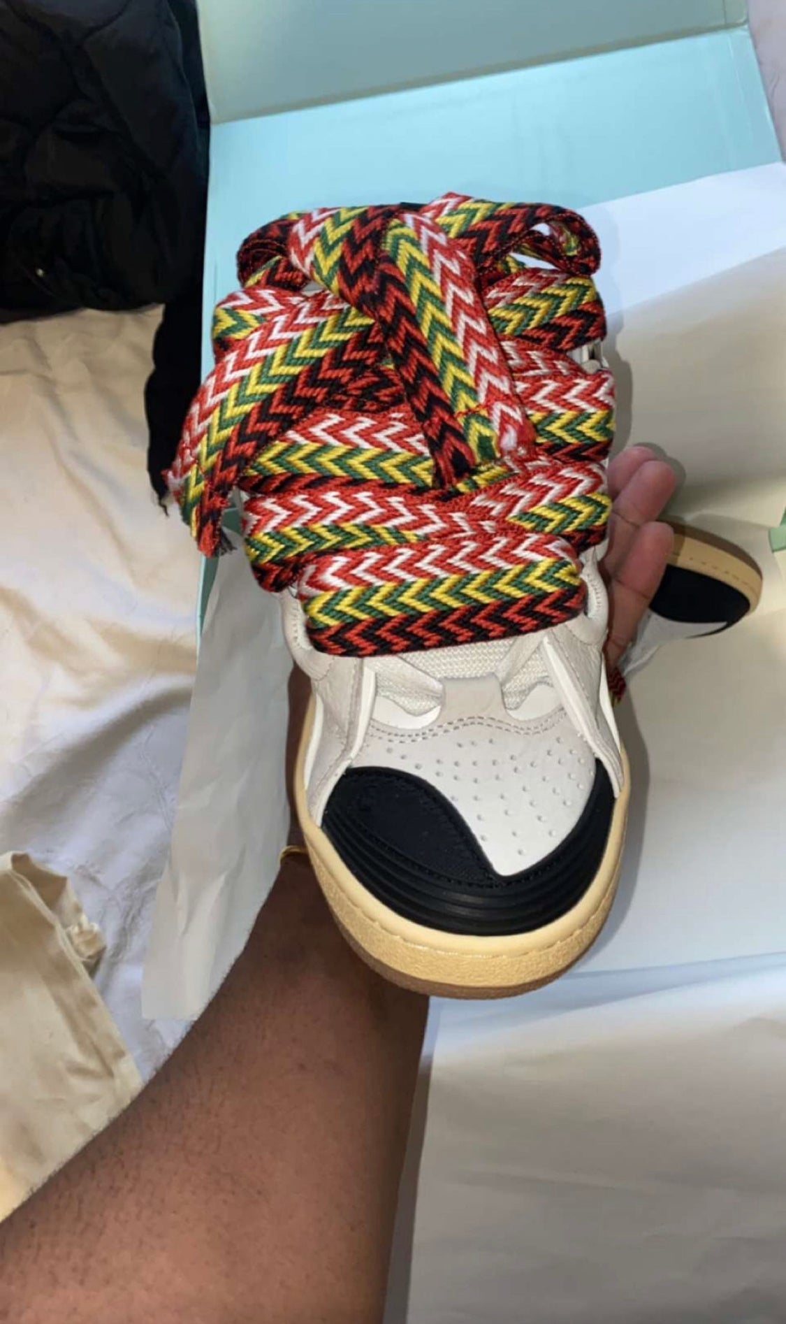 Sneakers Lanvin white red