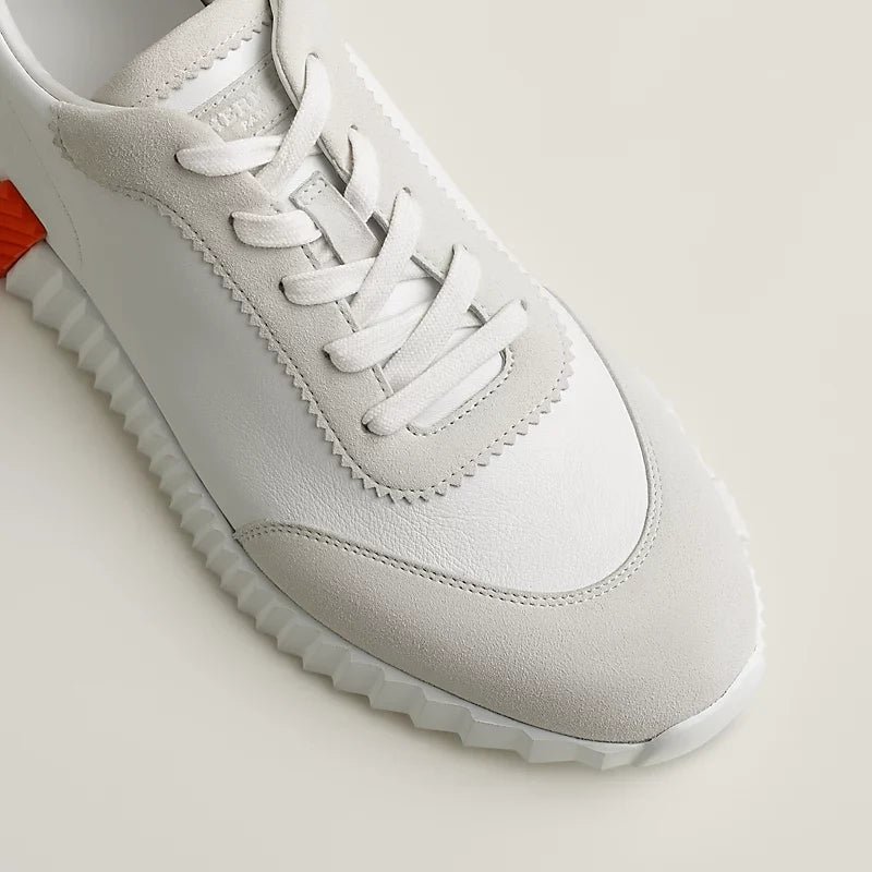 Sneakers Hermès blanc / orange